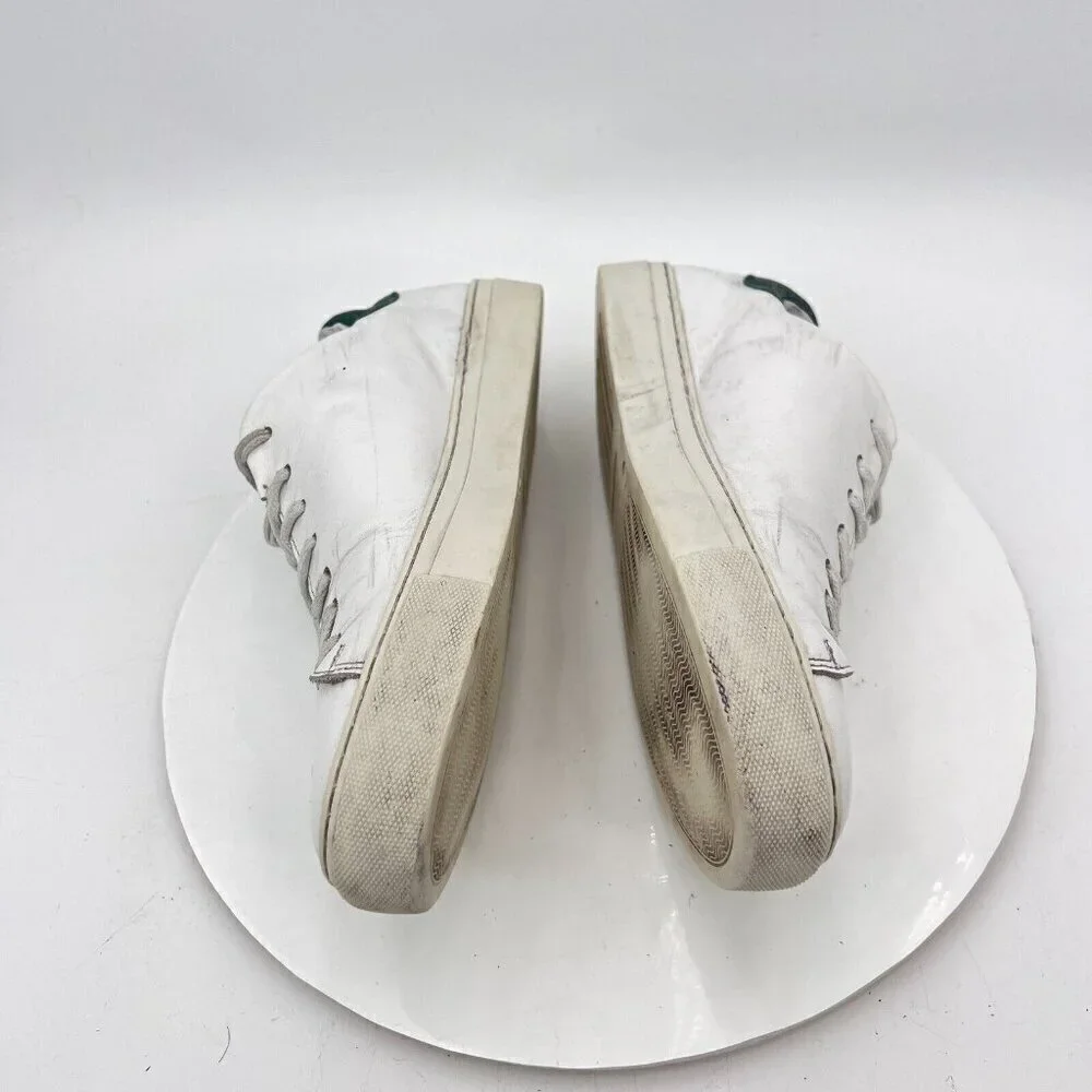 Alexander Laude Women Size EU 41 US 10 White Leather Lace Up Casual Shoes
